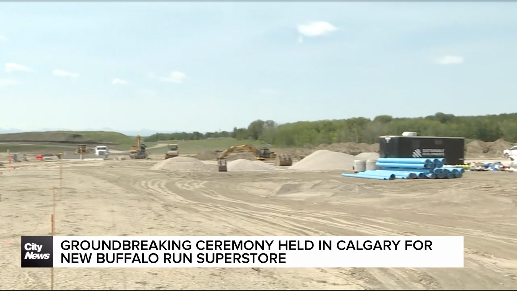 Groundbreaking Ceremony Held in Calgary for New Buffalo Run Superstore