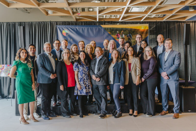 Group photo of the Taza team inside the Sales & Marketing Centre